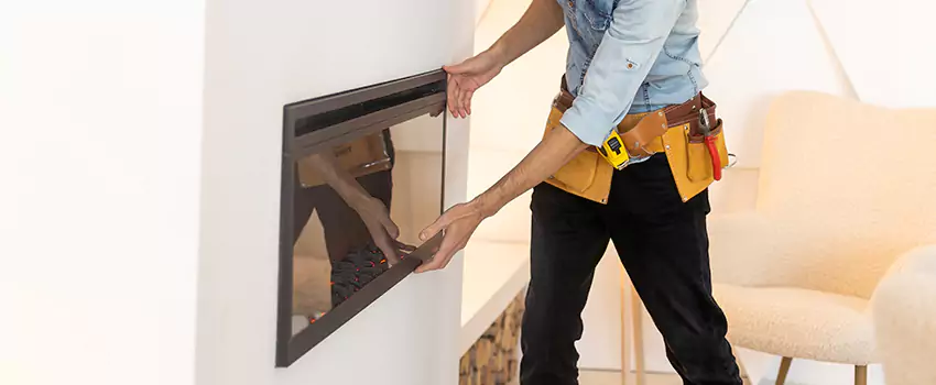 Metal Fireplace Installation in Deerfield Beach, Florida