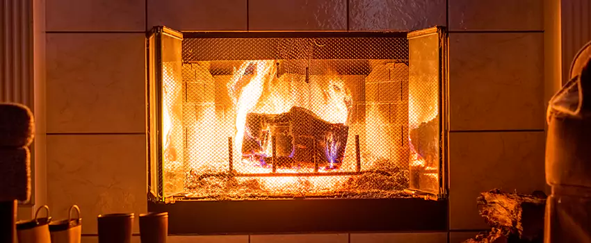 Mendota Hearth Landscape Fireplace Installation in Deerfield Beach, Florida