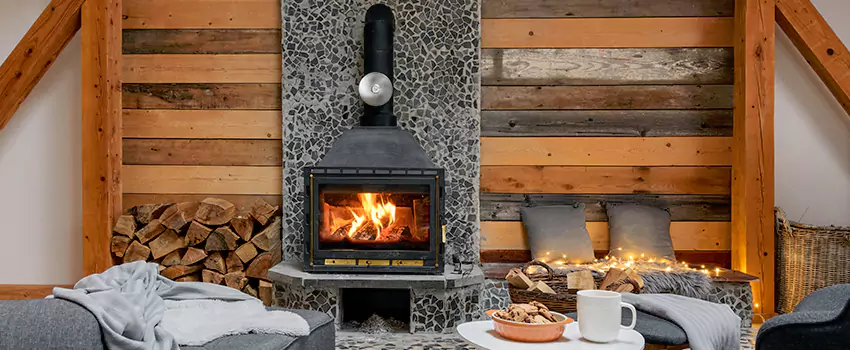Thelin Hearth Products Direct Vent Gas Stove Fireplace Inspection in Deerfield Beach, Florida